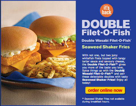 Double Wasabi Filet-O-Fish
