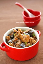 streamed mushroom chicken_wenyi