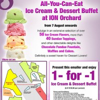 Swensen’s Ice Cream 1-For-1 Buffet @ ION Orchard