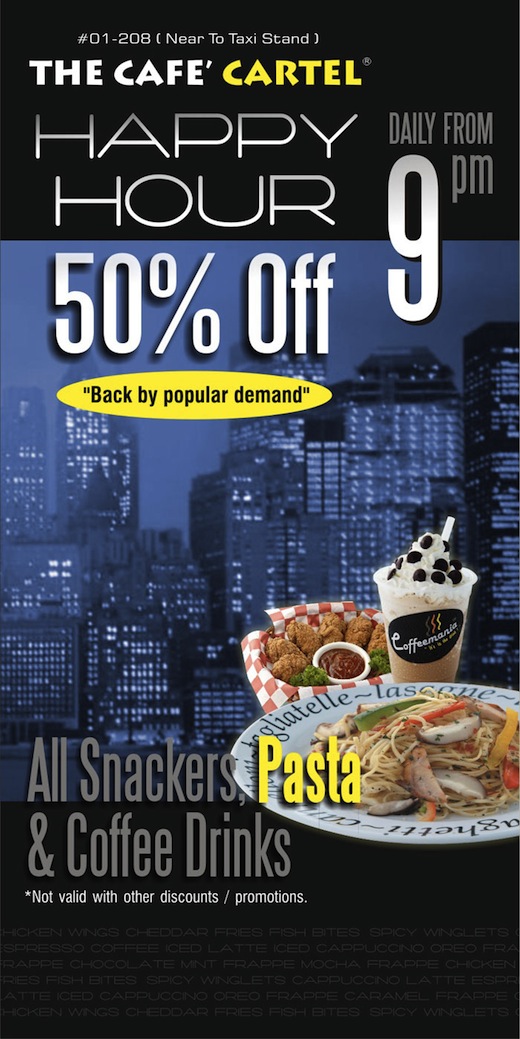cafe cartel marina square_happy hour