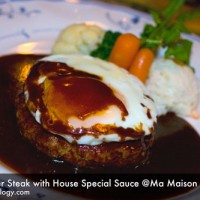 Hamburger Steak with House Special Sauce
