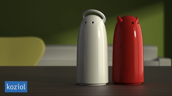 Angel and Demon Salt & pepper shaker set Angel and Demon Salt & pepper shaker set