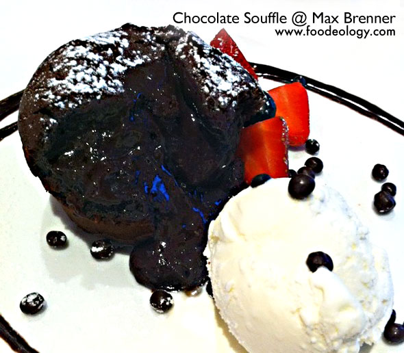 Chocolate Souffle Max Brenner