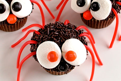 Spider Cupcakes From Bright Ideas Spider Cupcakes From Bright Ideas