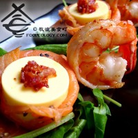 simmered-prawn-with-smoked-salmon